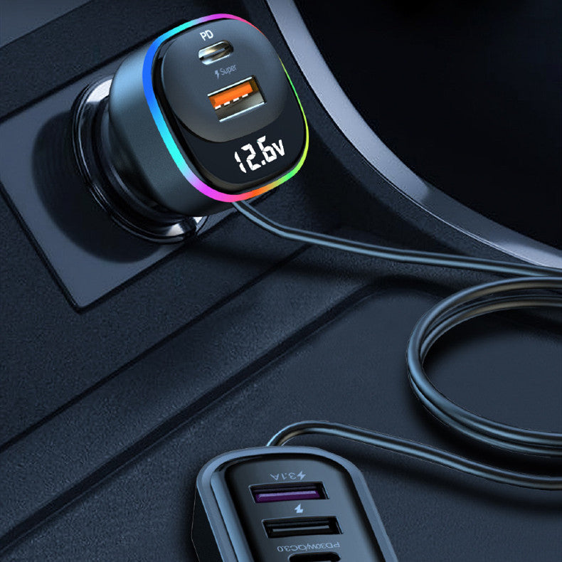 Super Fast Car Charger Black