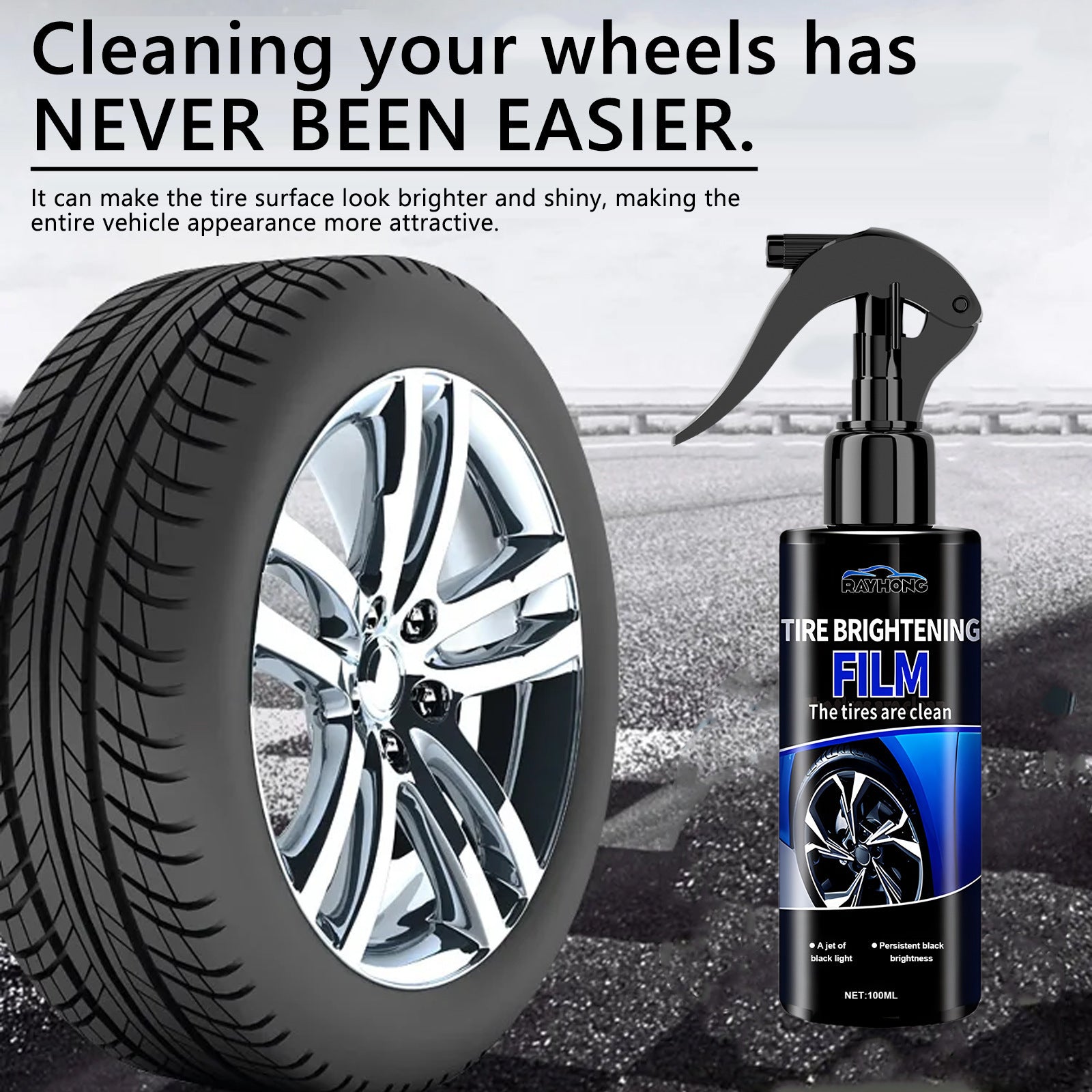 100ml Tire Shine Spray Paint