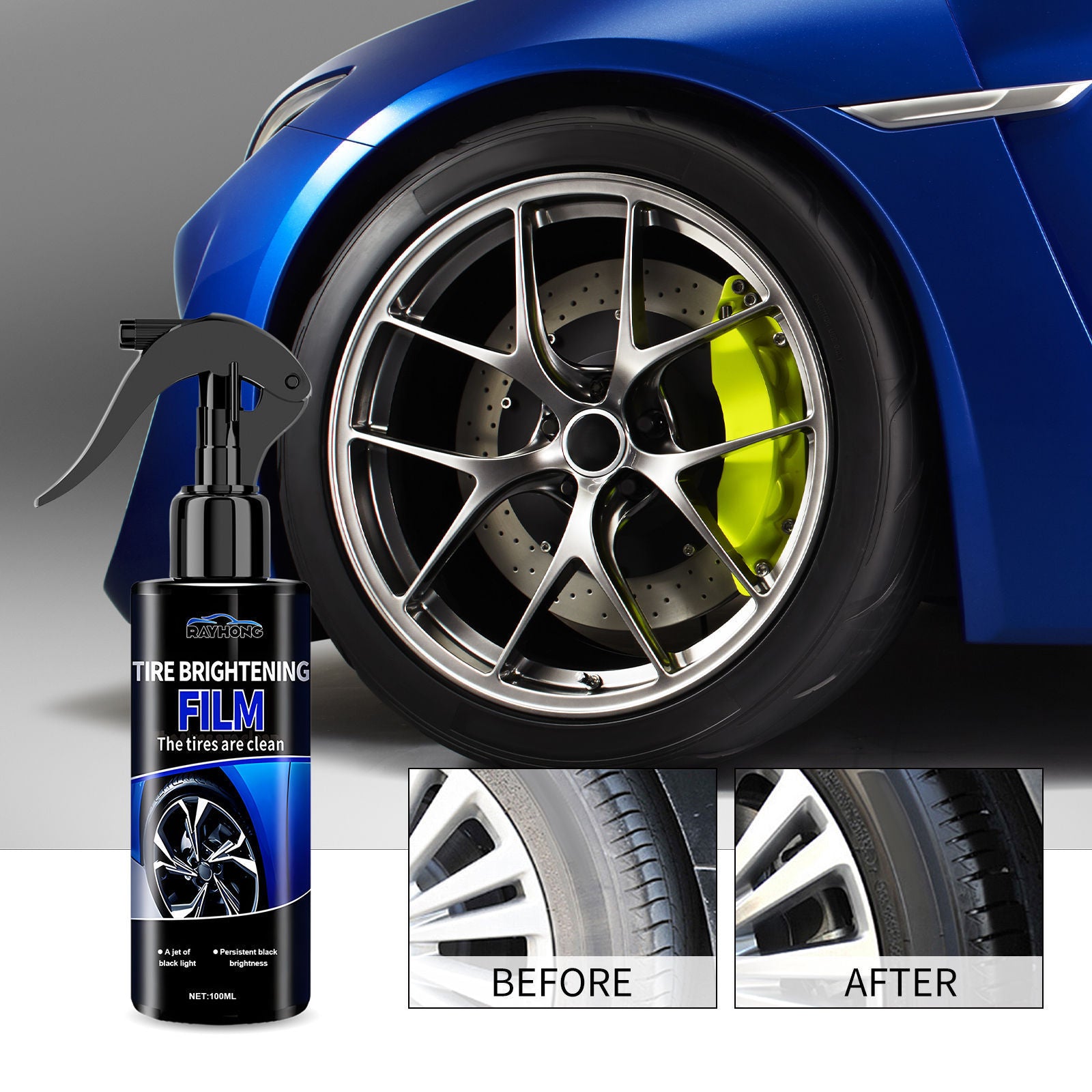 100ml Tire Shine Spray Paint