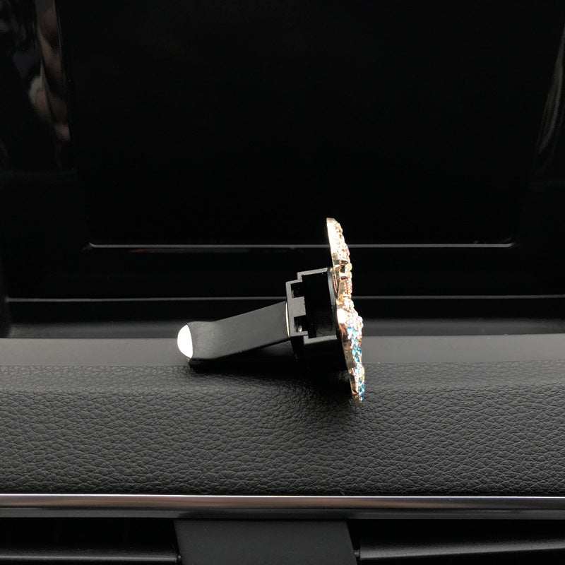 Butterfly Diamond Car Perfume Clip