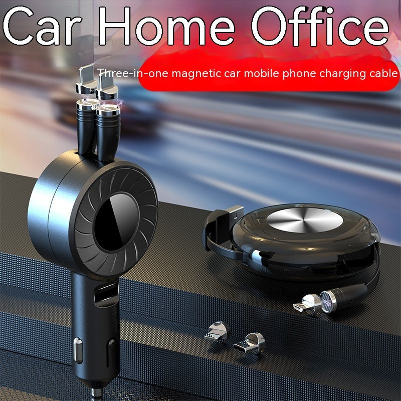 5A Telescopic Car Charger Cable