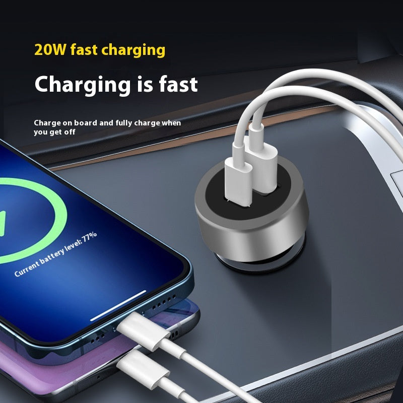 20W PD Fast Car Charger QC3.0